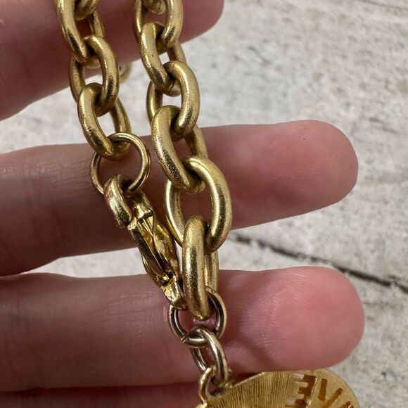 Vintage Signed Save Our Planet Spinning Globe Bracelet - Picture 4 of 6